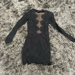 Black lace for love and lemon dress